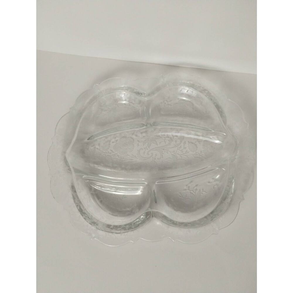 Vintage Cambridge Elegant Glass 5 Compartment Relish Celery Dish